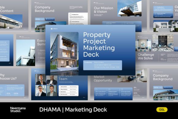 Download DHAMA | Real Estate Marketing Deck GSL - Premium Bundle
