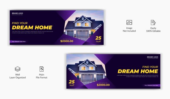 Download Real Estate Rent Sale Facebook Cover - Real Collection
