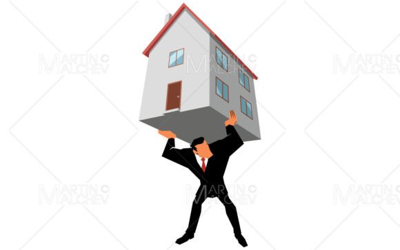 Download Businessman Real Estate Mortgage Burden - Real Collection